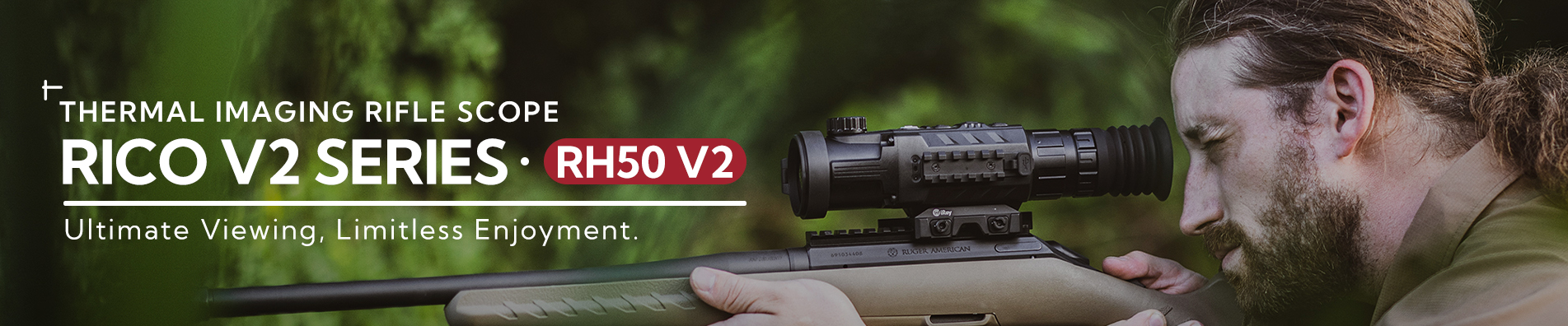 RICO V2 Series Thermal Imaging Rifle Scope – RH50 V2