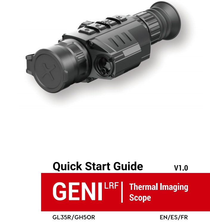 Quick Start Guide - Geni GL35R GH50R